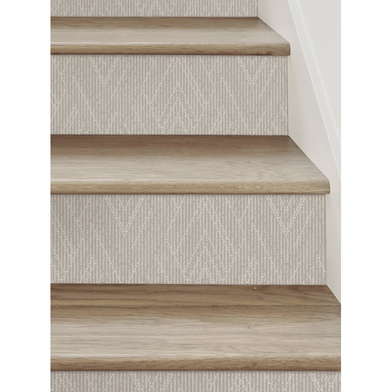 Adhésif décoratif Corrigan Studio, H 6,5 po x l 48 po, Gris chaleureux