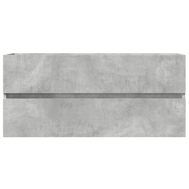 Brennin Under Sink Cabinet, Concrete Grey