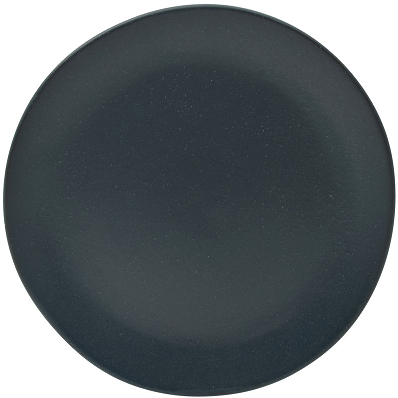 Jodarius Stoneware Charger, Black