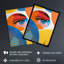 Wall Art Print Female Eye Pop Art Polka Circle Design Poster