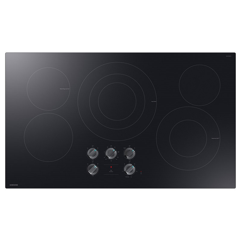 Sasmung 36" Electric ENERGY STAR Certified Cooktop with Illuminated Knobs and Wi-Fi