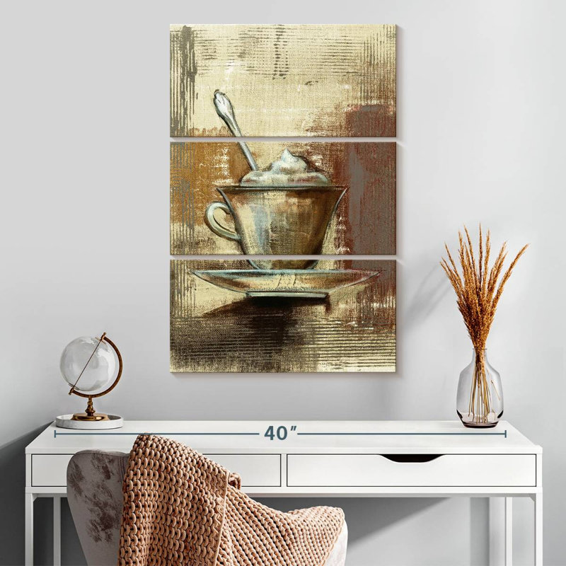 Yarlin Cafe Classico III Neutral, 32" H x 20" W