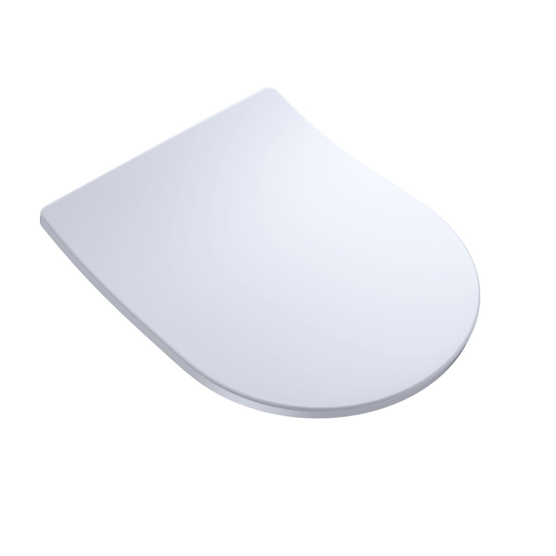 Compact Softclose Non Slamming Elongated Toilet Seat TOTO