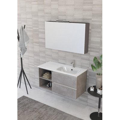 Teague Single Vanity with Integrated Basin