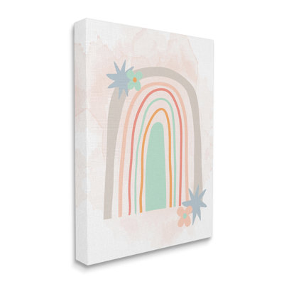 «Whimsical Wavy Rainbow Star Shapes», impression