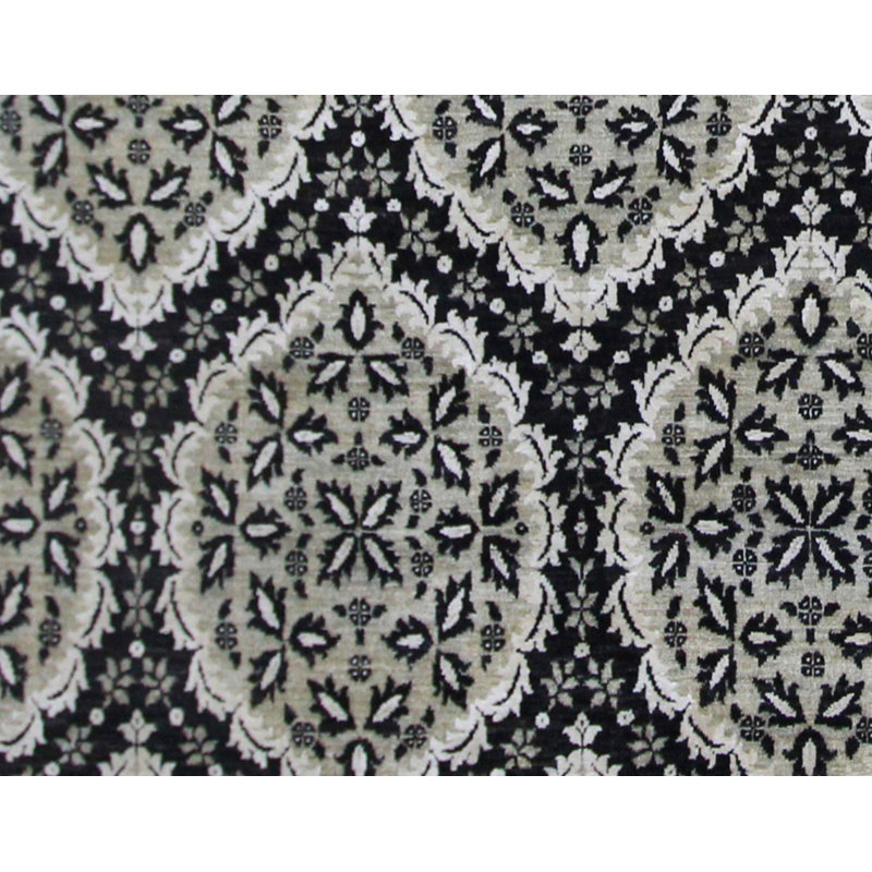Geometric Hand Knotted Area Rug, Rectangle 134 x 176cm