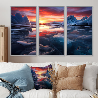 Caudell - Beach & Ocean Wall Art Print Set