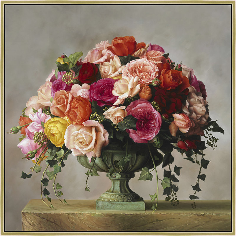 « magnifique »-floater, reproduction d’art sur toile, Or