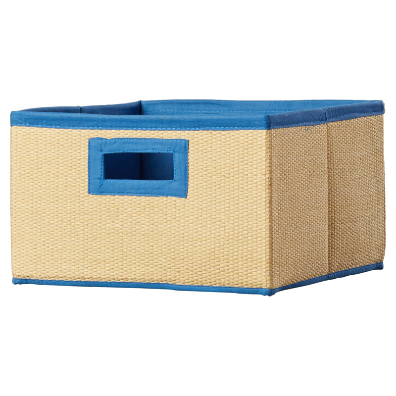 Panier en tissu, Bleu