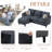 73.6" Upholstered Sofa-703474643