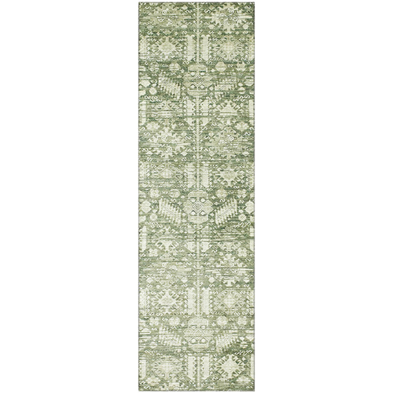 Premium Machine Washable Verlin AMF1771 Global Rug, Runner 2'3" x 7'6"