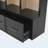Farmhouse Hall Tree with Arched Design, Storage Bench, Drawers & Hooks, Black-498270573