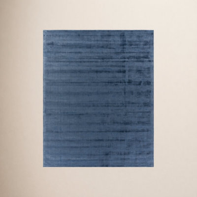 Tylese Hand Loomed Viscose Slate Rug