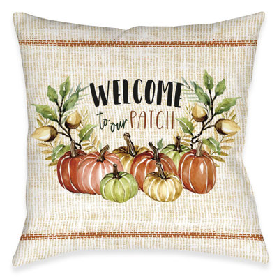  Coussin Welcome to Our Patch