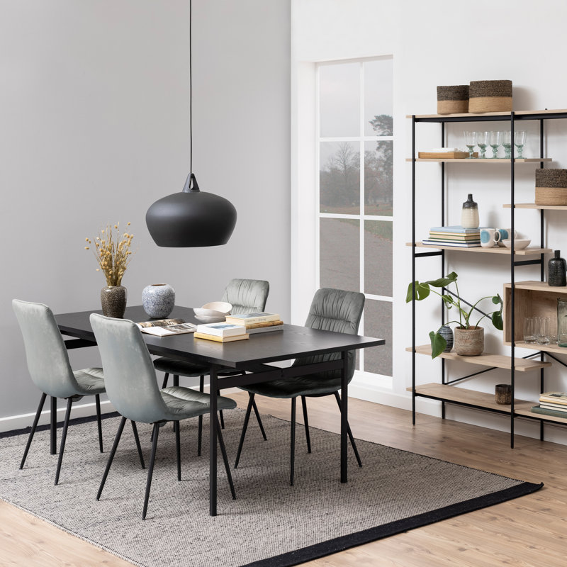 Betsab Metal Base Dining Table