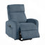 Fauteuil inclinable électrique en velours côtelé 1pc-1427576337