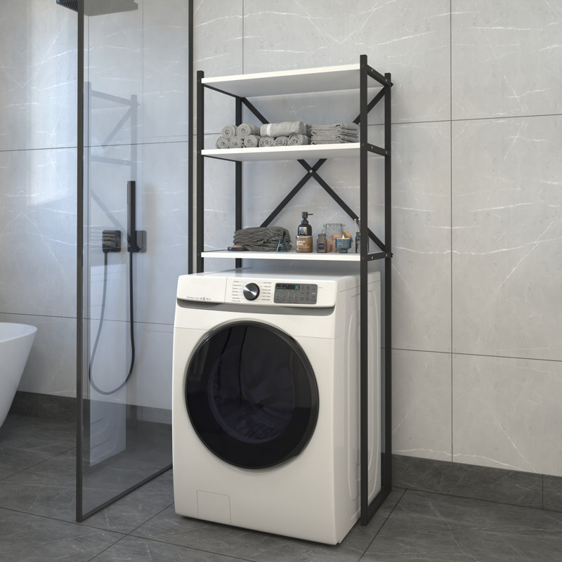 Afrah Bathroom Storage, White