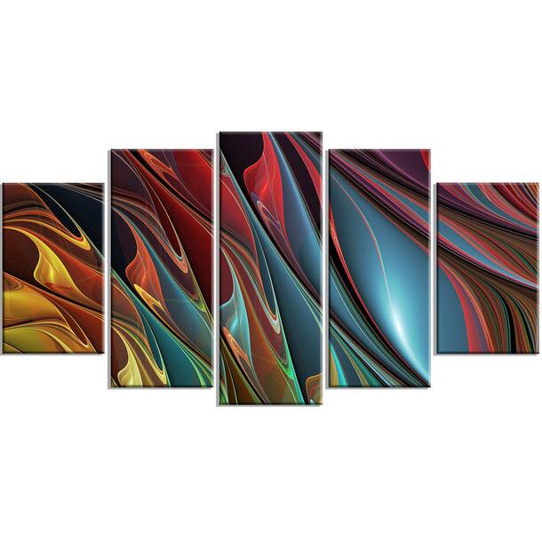 MetalArtscape Modern & Contemporary On Metal 5 Pieces Print | Wayfair