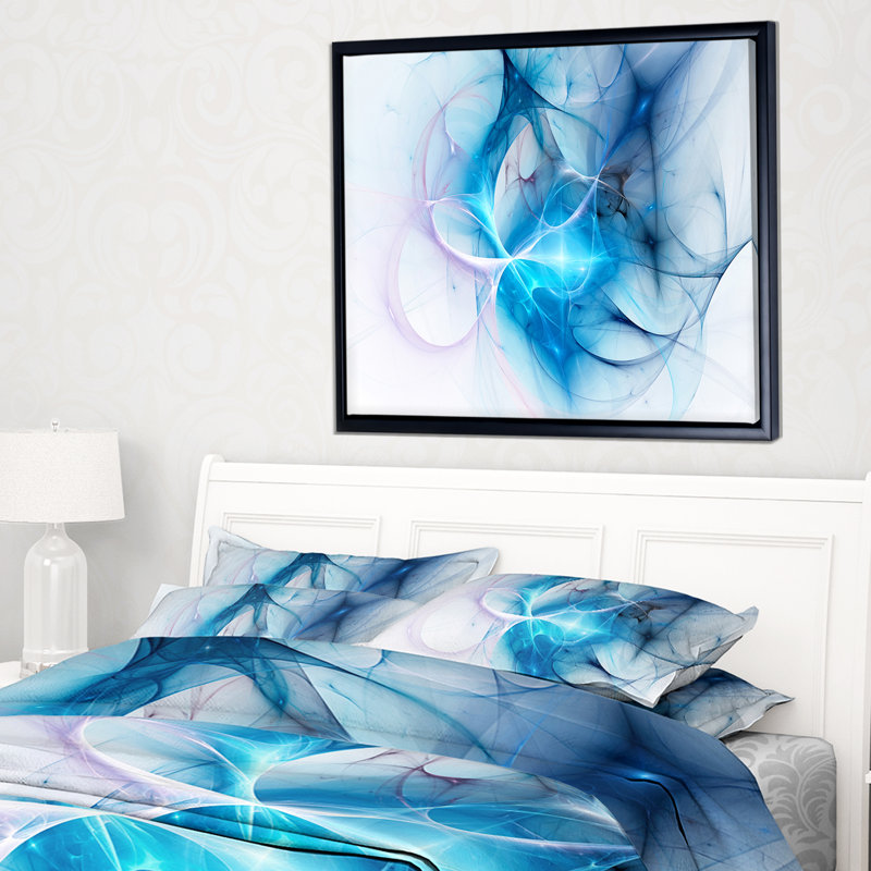 Corwin, «Blue Nebula Star», impression sur toile, H 30 po x l 40 po x P 1,5 po, Toile avec cadre flottant