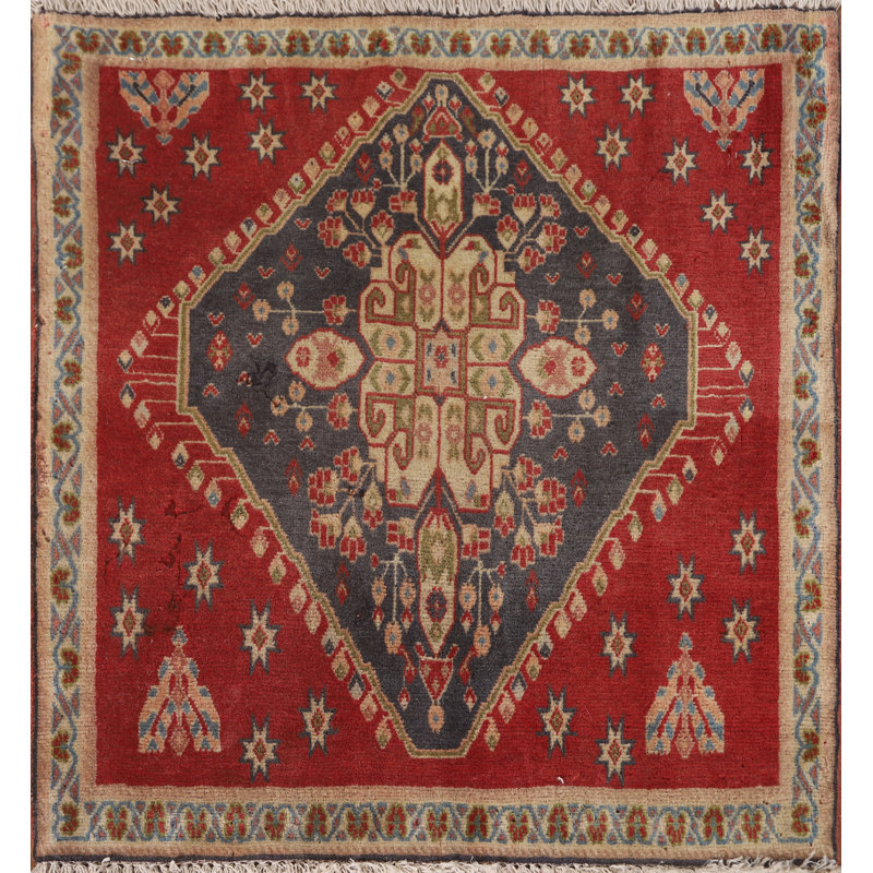 Tapis traditionnel à teinture végétale 2 x 2