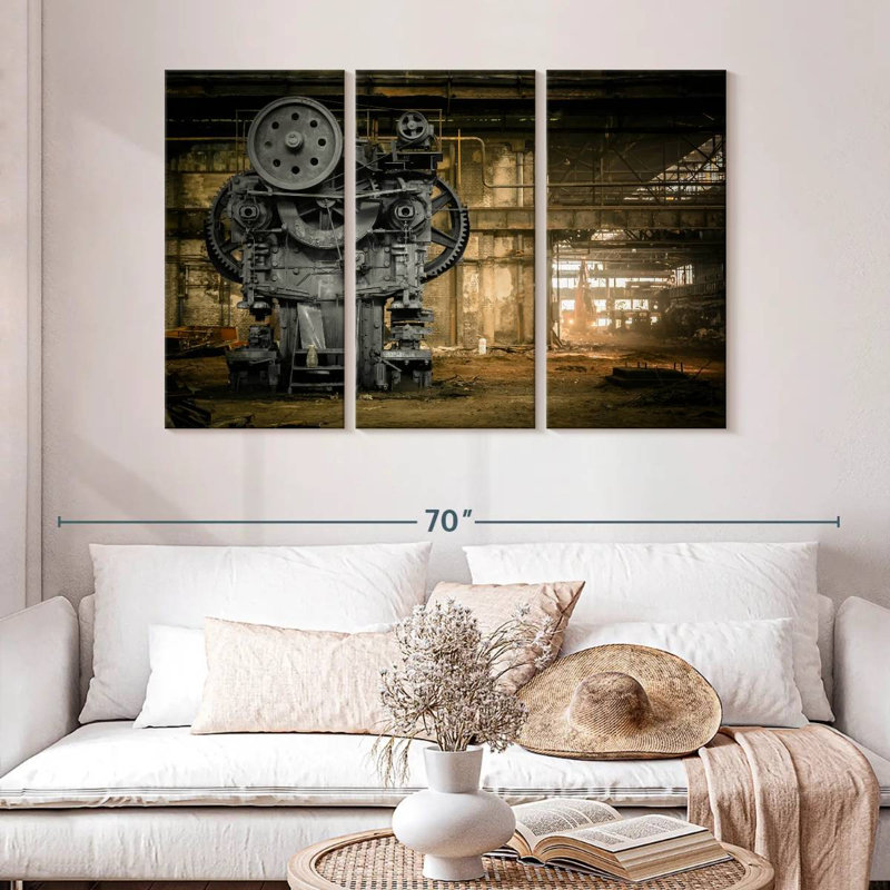 Lilie Abandoned Metallurgical Factory, 32" H x 50" W