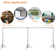 Adjustable Backdrop Support System Stand Photography Lighting Kit