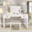 Mirrored Vanities Desk With Drawers
