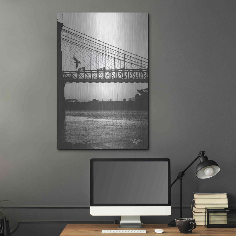 "Suspension Bridge II" par Donnie Quillen, H 36 po x l 24 po