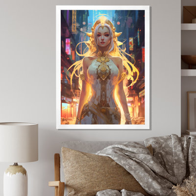 " Cyberpunk Urban Tokyo Gracious Goddess I "