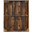 Porte-bouteilles à fixation murale en bois massif Latalia Fremont-64477865-64477866
