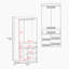 Armoire de rangement multi-positions Wenge Free