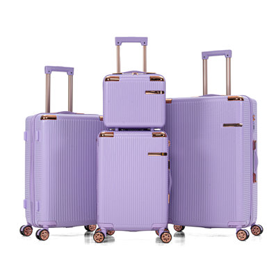 4-Piece Hard Luggage, 360 ° Dual Rotating Four-Wheel Luggage, Password Lock, Lightweight Universal Wheel Luggage, Portable Luggage