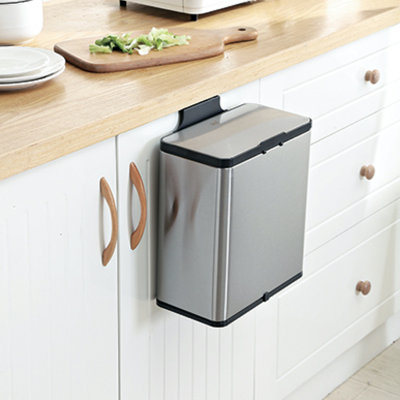 Steel Manual Lift Waste Bin - 7L