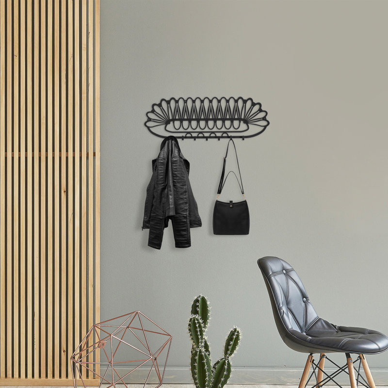 Portemanteau mural en fer Chesterbrook