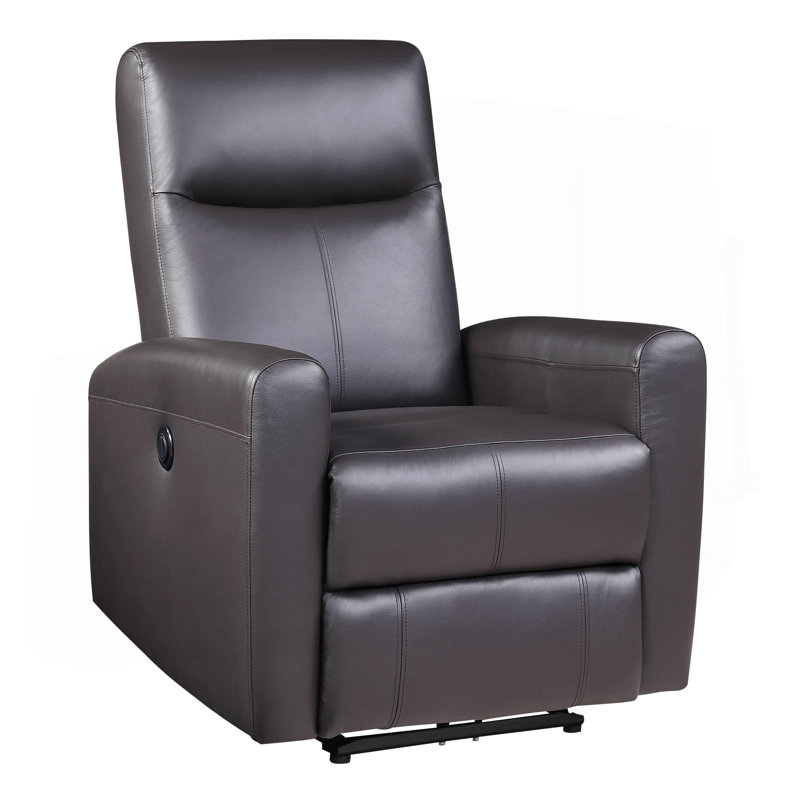 Fauteuil inclinable électrique avec accoudoirs carrés