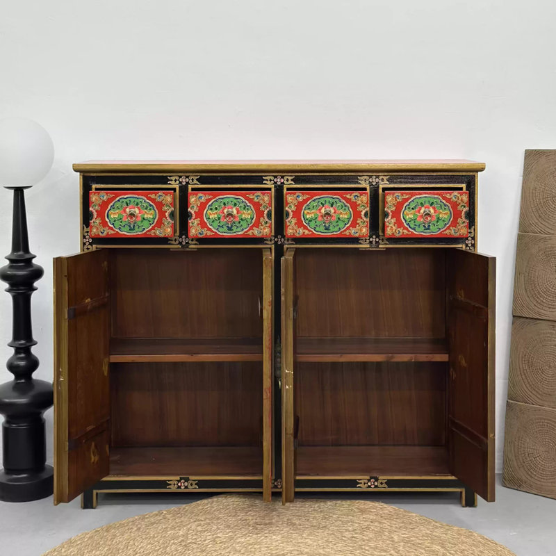 Buffet multifonctionnel peint