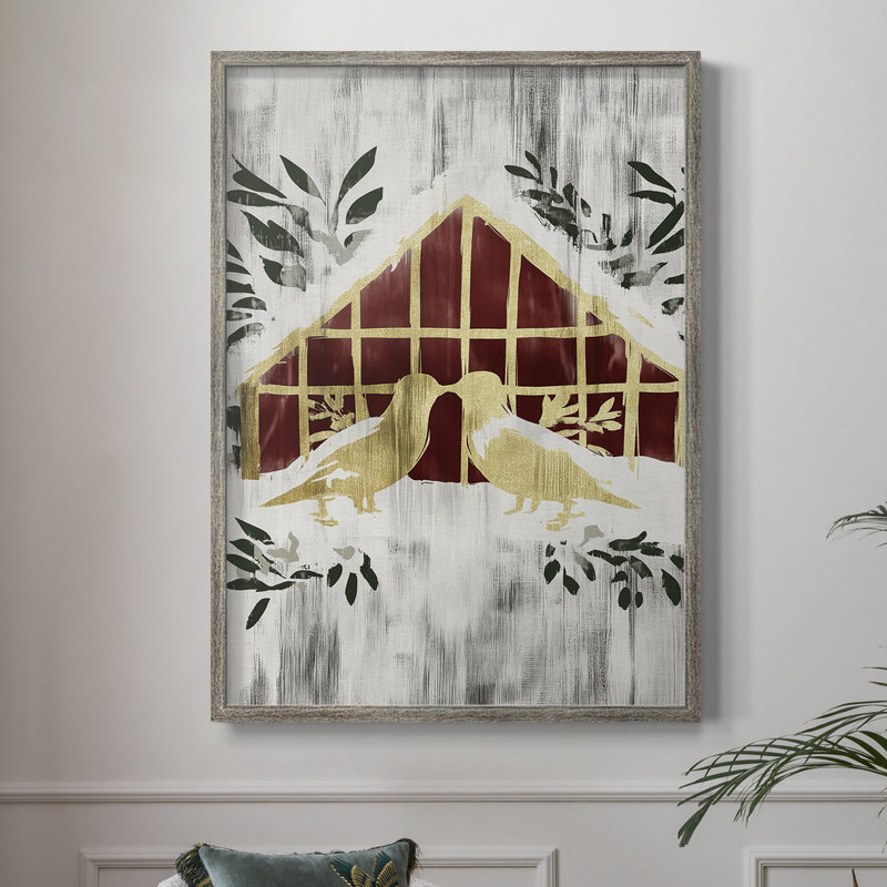 Reproduction encadrée - bois massif XMA3005175, H 11 po x l 9 po