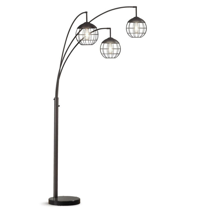 Leon 84'' Tree Floor Lamp, Dark Bronze, Dark Bronze