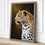 Leopard in Profile Modern 1 Piece Wrapped Canvas Wall Art-32484457-32484458