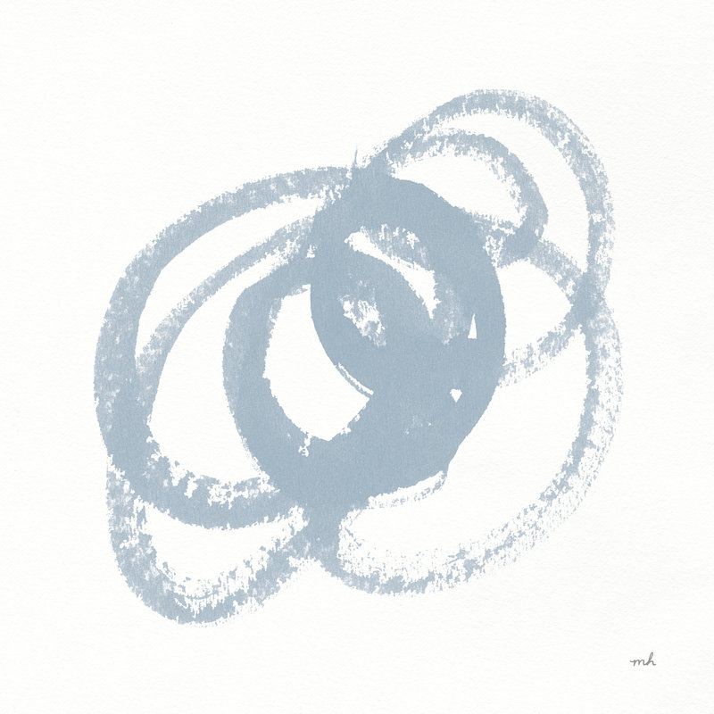 Scribbly Spring IV by Moira Hershey - Wrapped Canvas Print, 20" H x 20" W  , Yes, Black Framed Paper