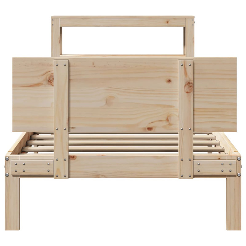 Clarkson Bed, natural, Small Single (2'6)