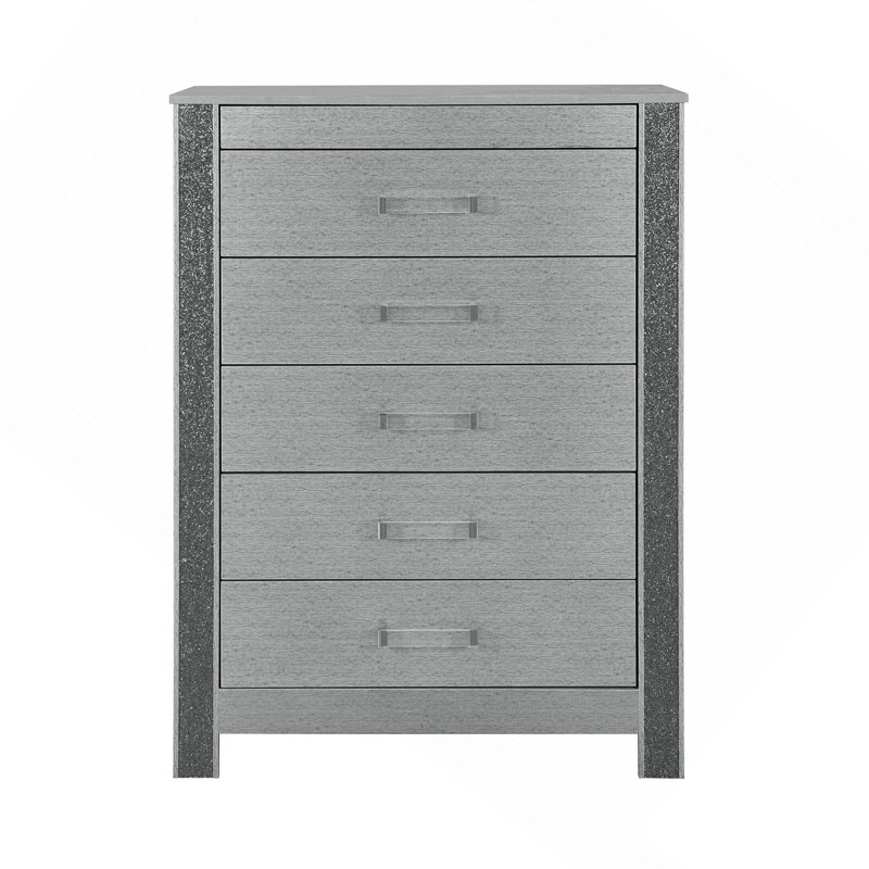 Commode argent Lorenzo
