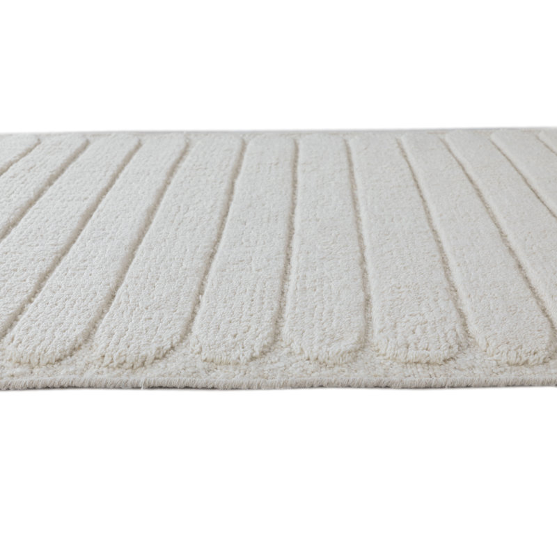 Asher Rug Hand Knotted Wool  Rug, Rectangle 5' x 8'