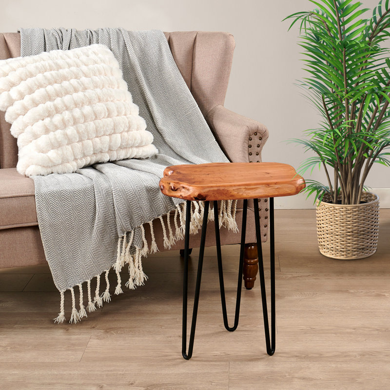 Maude Solid Wood Top End Table