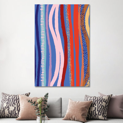 «Bright and Bold V» par Jessica Bruggink, impression sur toile tendue