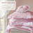 Soft Microfiber Bedding Sets, Full Queen Pink Ruffle Gingham Bedroom Home