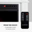 Klarstein 86cm W White Electric Fireplace