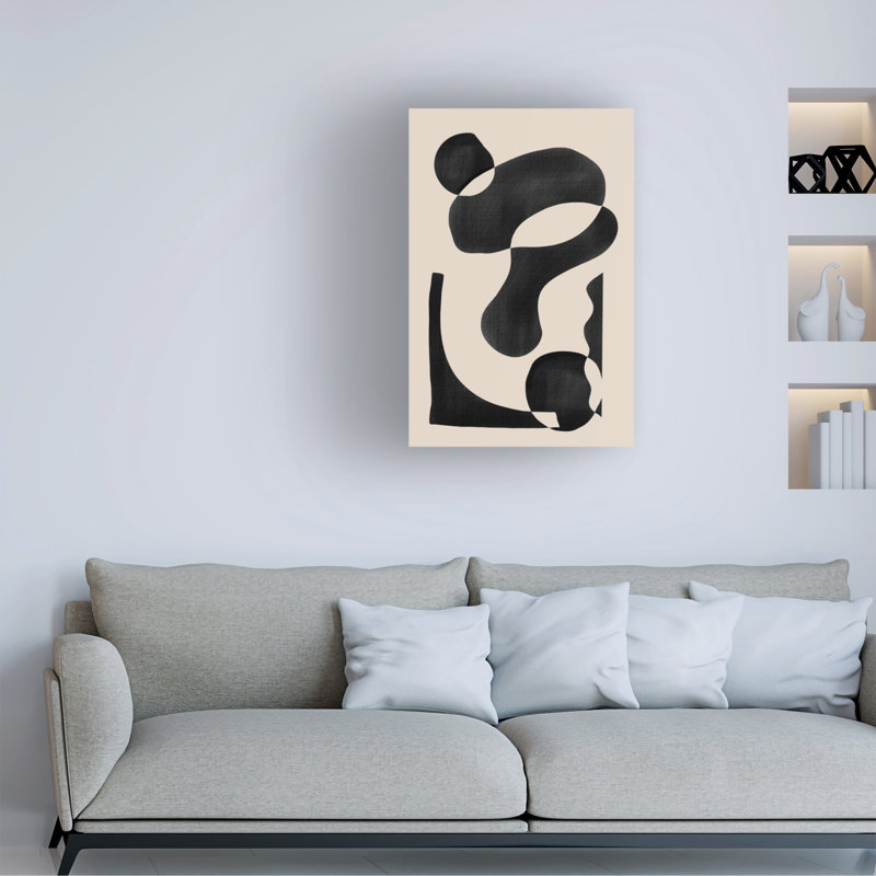 «Bol3 abstrait sur toile» par Melloi, reproduction