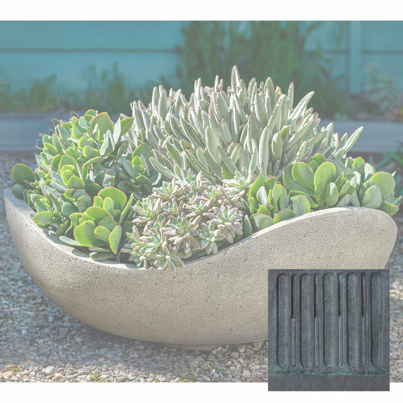 Handmade Pot Planter, Lead Antique