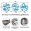 Ensemble de 3 décorations murales